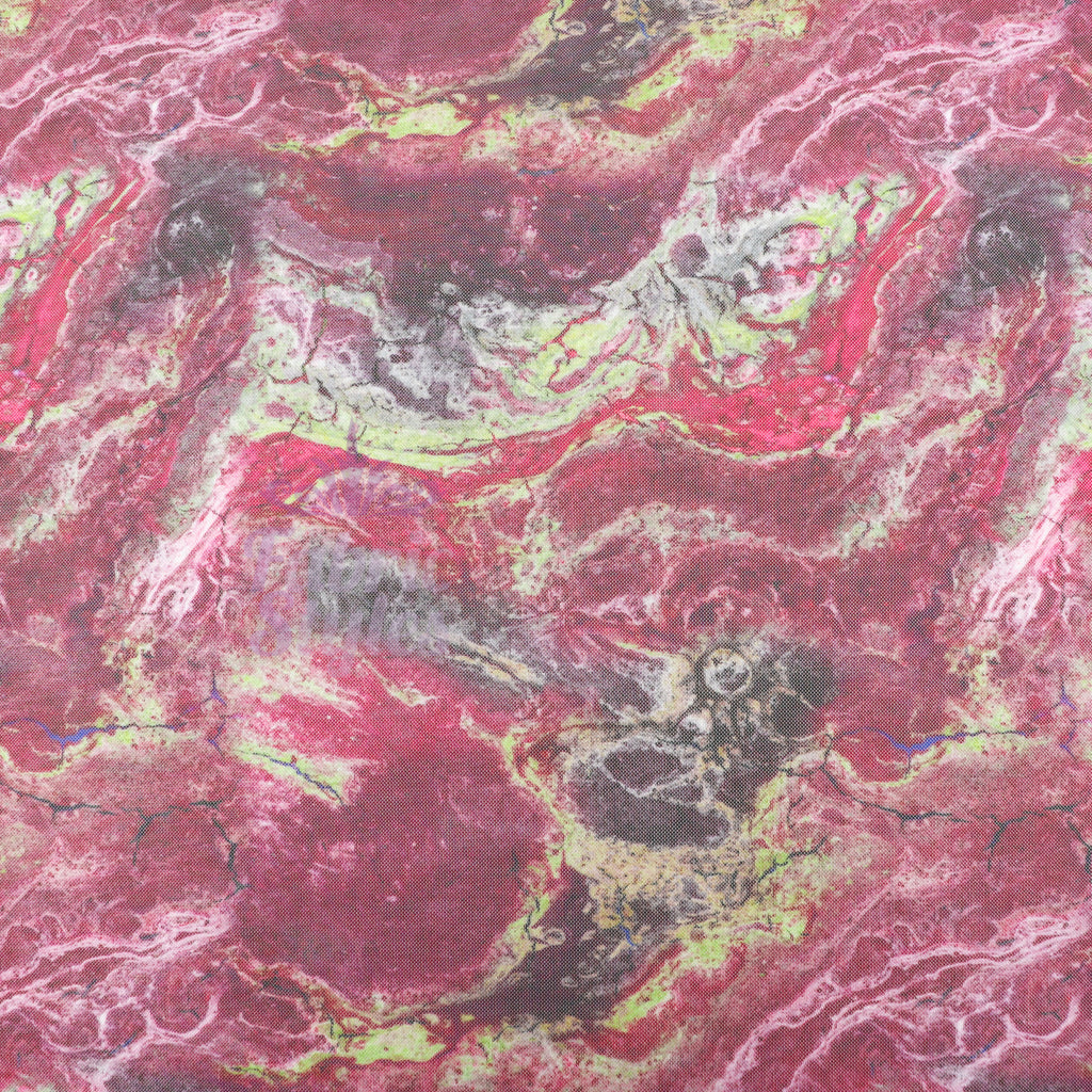 Pink Power Mesh Tie Dye Fabric