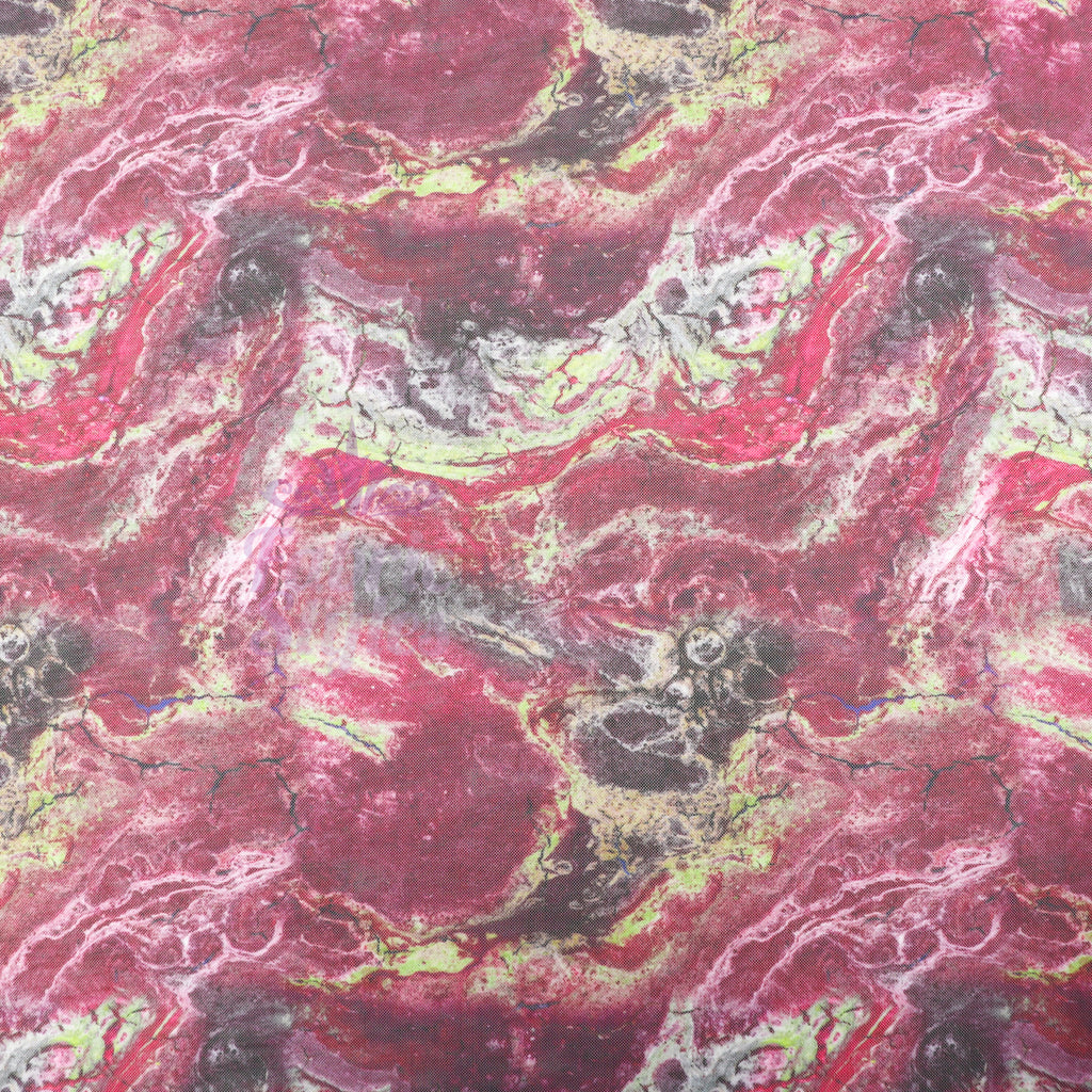 Pink Power Mesh Tie Dye Fabric