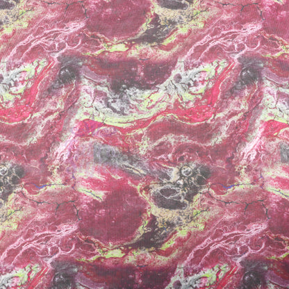 Pink Power Mesh Tie Dye Fabric