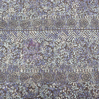 Blue Aztec Power Mesh Fabric