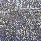 Blue Aztec Power Mesh Fabric