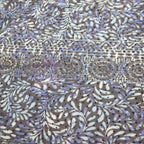 Blue Aztec Power Mesh Fabric