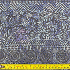 Blue Aztec Power Mesh Fabric