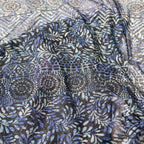 Blue Aztec Power Mesh Fabric