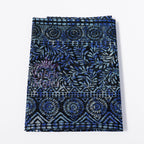 Blue Aztec Power Mesh Fabric