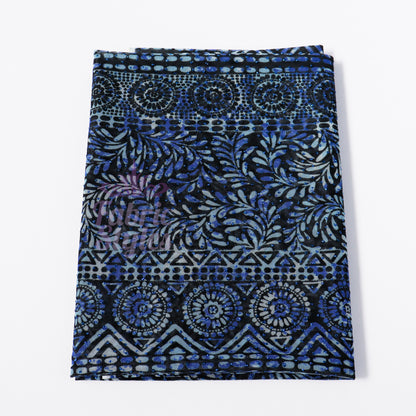 Blue Aztec Power Mesh Fabric
