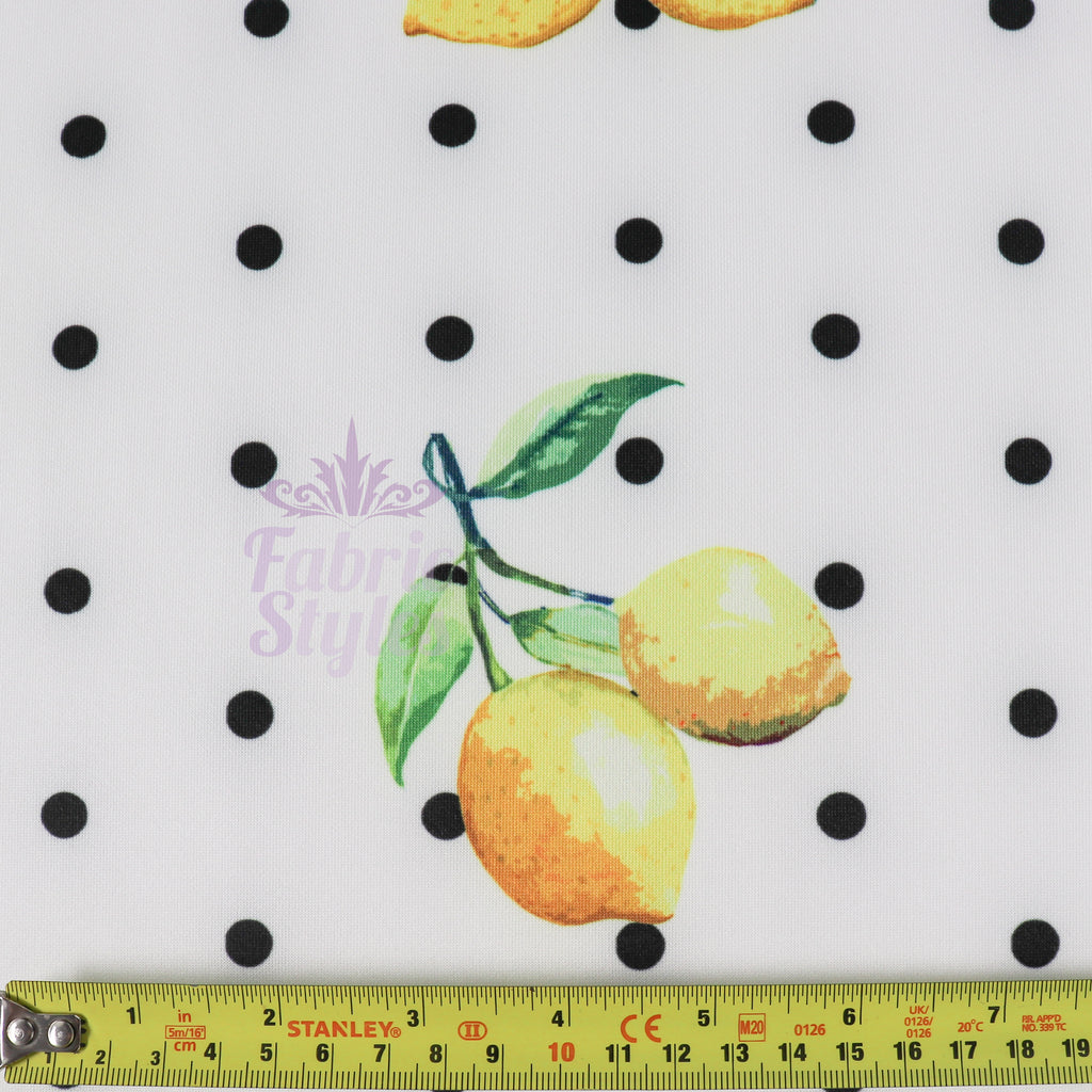 Lemon Polka Dots