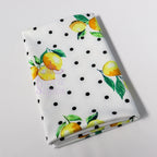 Lemon Polka Dots