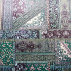 Green Baroque Floral Velvet