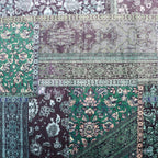 Green Baroque Floral Velvet