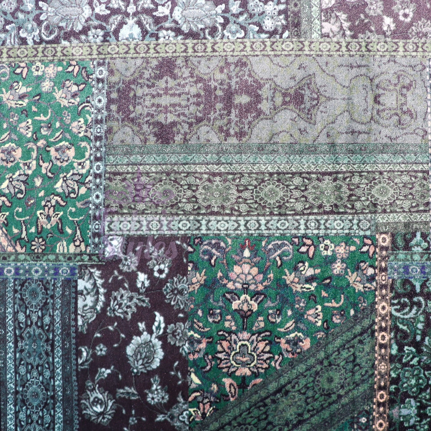 Green Velvet Fabric