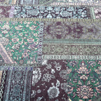 Green Baroque Floral Velvet