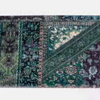 Green Baroque Floral Velvet