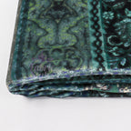 Green Baroque Floral Velvet