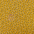Mustard Ditsy Floral Fabric Viscose Elastane Fabric