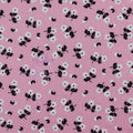 Pink Ditsy Floral Viscose Elastane Fabric
