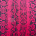 Wine Snake Viscose Elastane Fabric