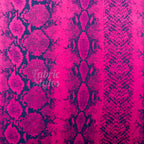 Wine Snake Viscose Elastane Fabric