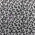 Black Leopard Loungewear Fabric