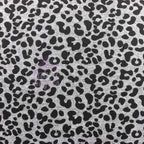 Black Leopard Loungewear Fabric