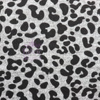 Black Leopard Loungewear Fabric