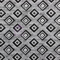 Geometric Squares Grey Loungewear Fabric