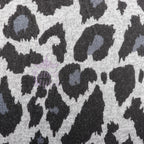 Grey Leopard Animal Loungewear Fabric