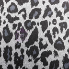 Grey Leopard Animal Loungewear Fabric
