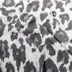 Grey Leopard Animal Loungewear Fabric