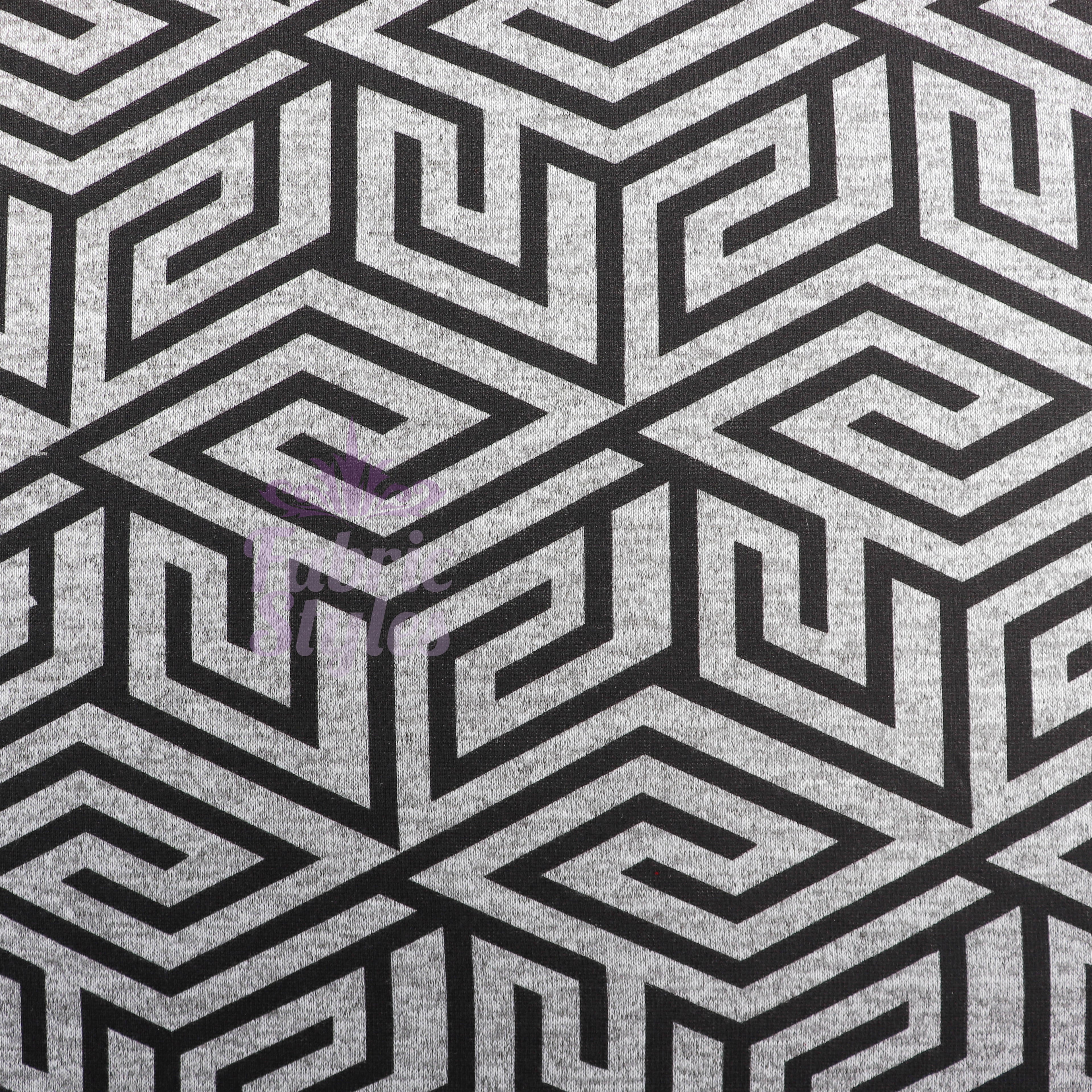 Aztec Geometric Loungewear Fabric