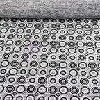 Grey Diamond Geometric Loungewear Fabric