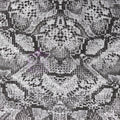 Grey Snake Animal Loungewear Fabric