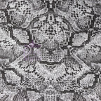 Grey Snake Animal Loungewear Fabric