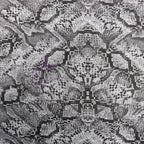 Grey Snake Animal Loungewear Fabric