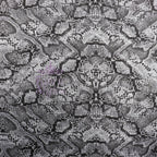 Grey Snake Animal Loungewear Fabric