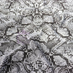 Grey Snake Animal Loungewear Fabric