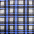 Blue Stripe Tartan Loungewear Fabric