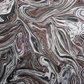 Brown Black Tie Dye Loungewear Fabric