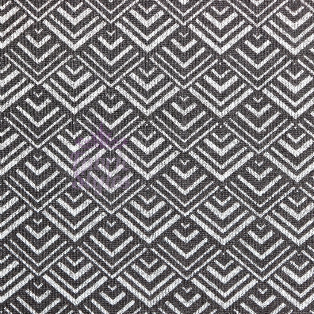 Art Deco Geometric Loungewear Fabric