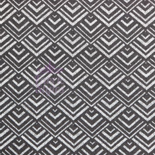 Art Deco Geometric Loungewear Fabric