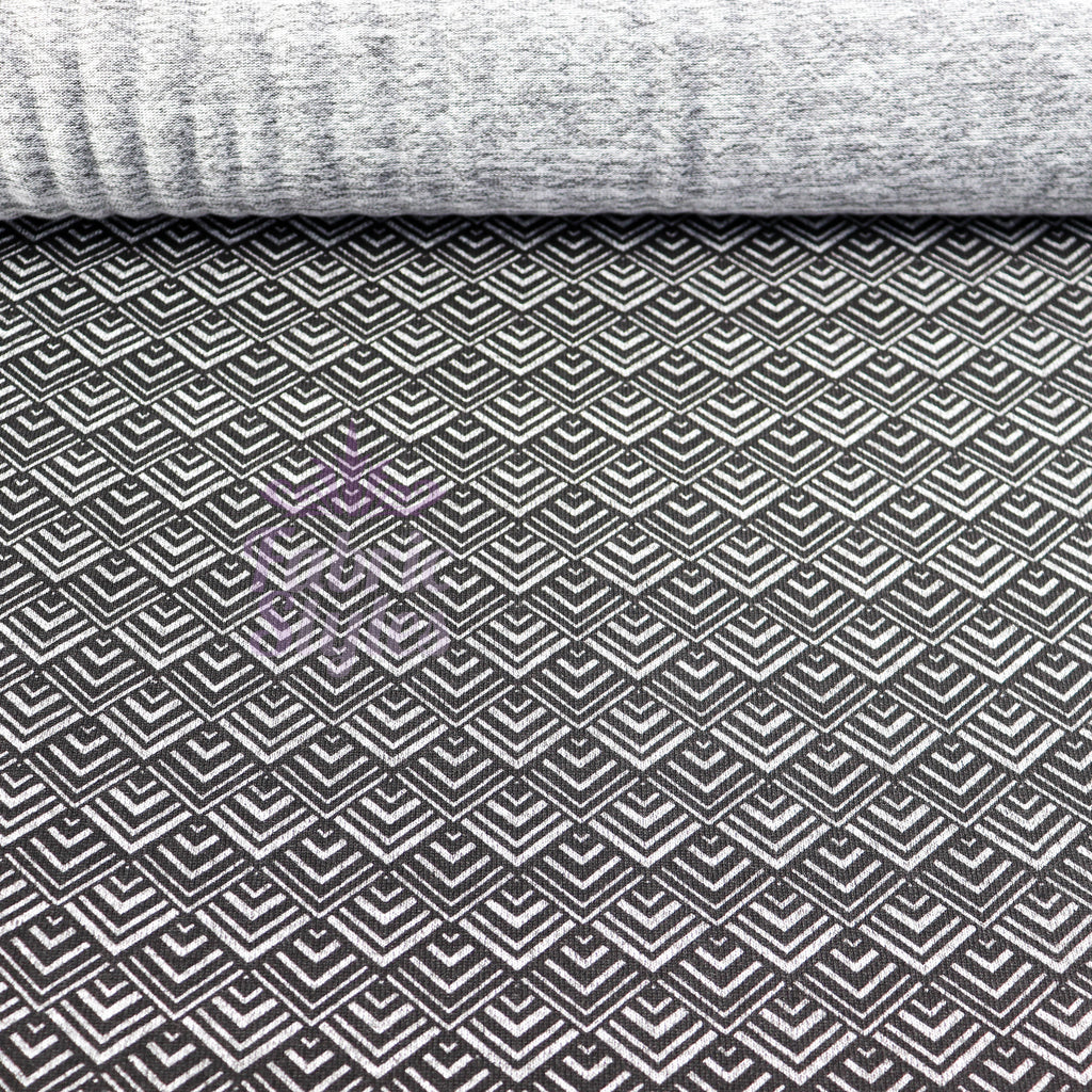 Art Deco Geometric Loungewear Fabric