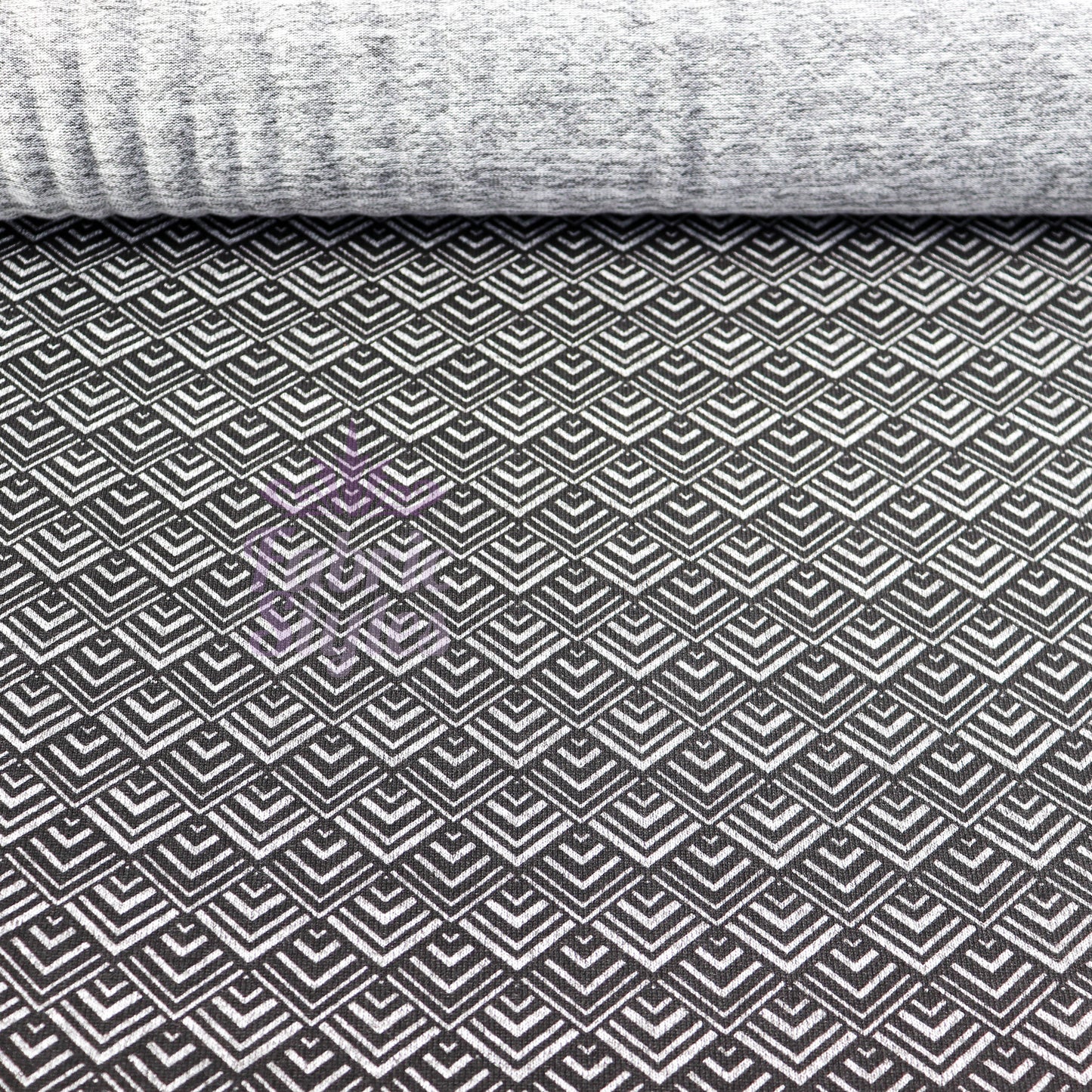 Art Deco Geometric Loungewear Fabric