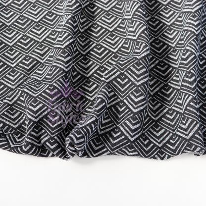 Art Deco Geometric Loungewear Fabric