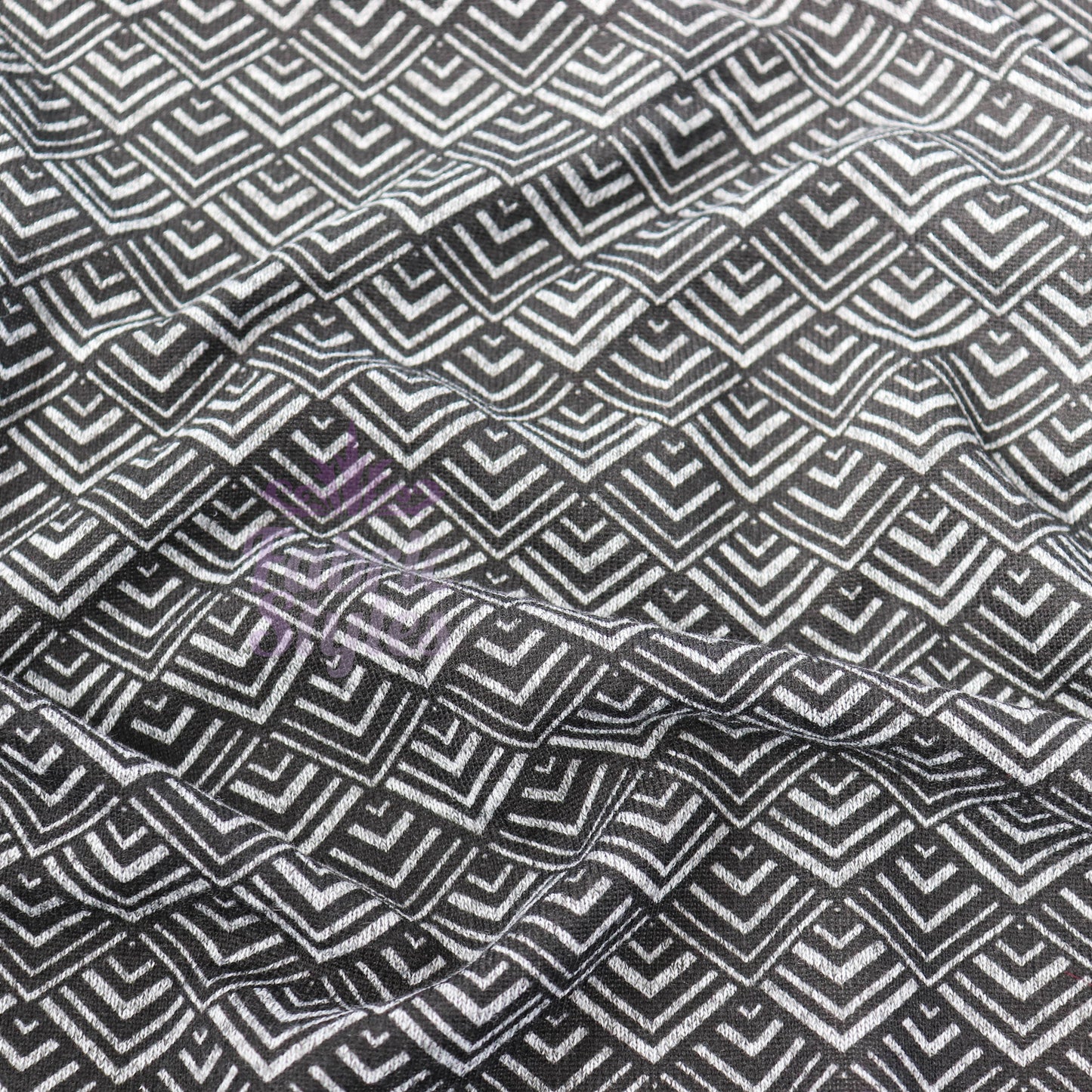 Art Deco Geometric Loungewear Fabric