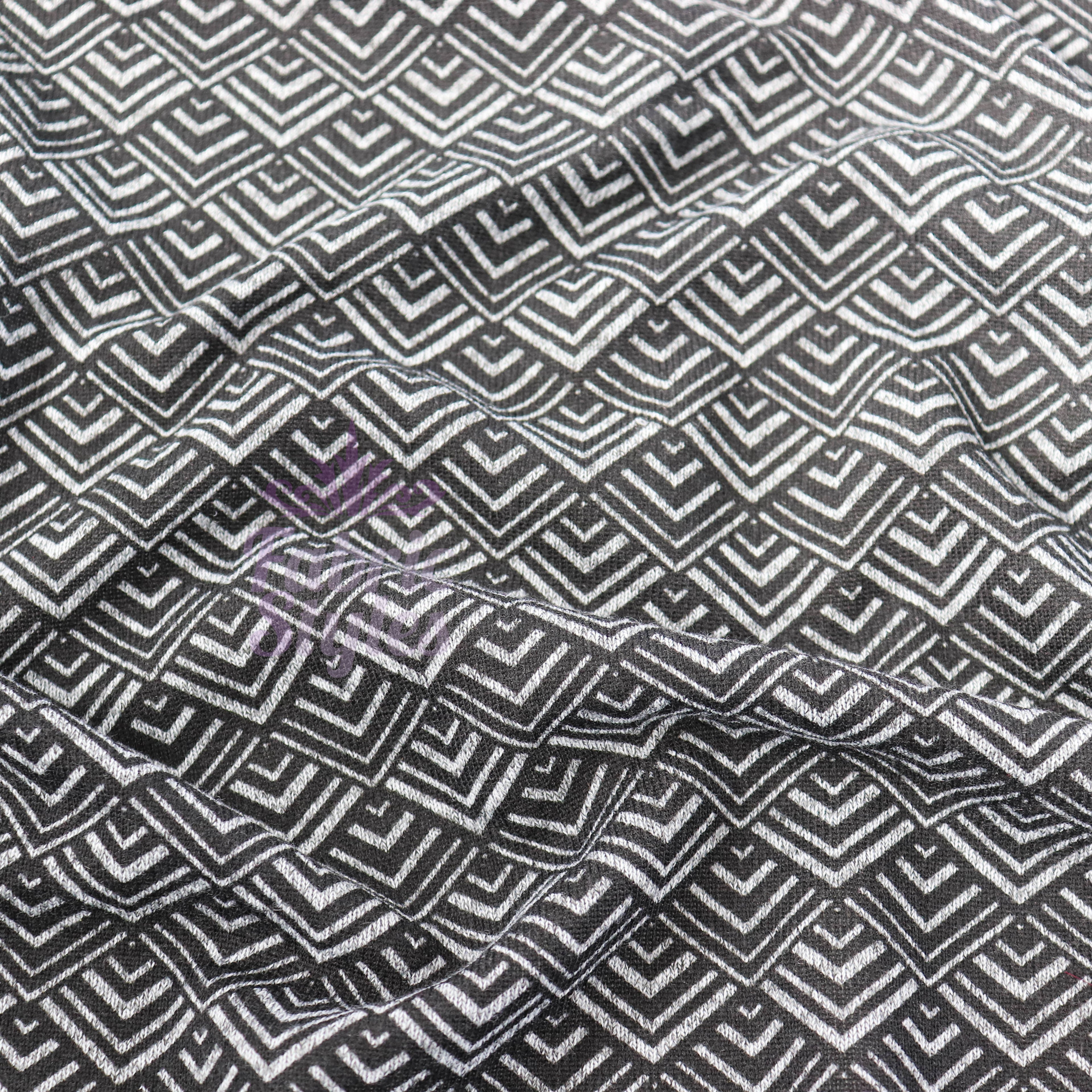 Art Deco Geometric Loungewear Fabric