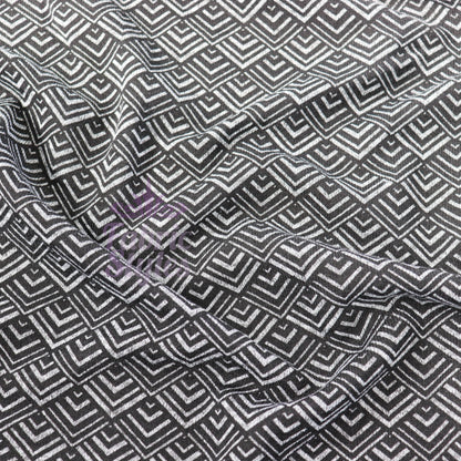 Art Deco Geometric Loungewear Fabric