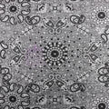 Paisley Grey Black Loungewear Fabric