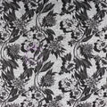 Black Floral Loungewear Fabric