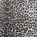 Grey Brown Leopard Loungewear Fabric