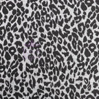 Black Leopard Animal Loungewear Fabric
